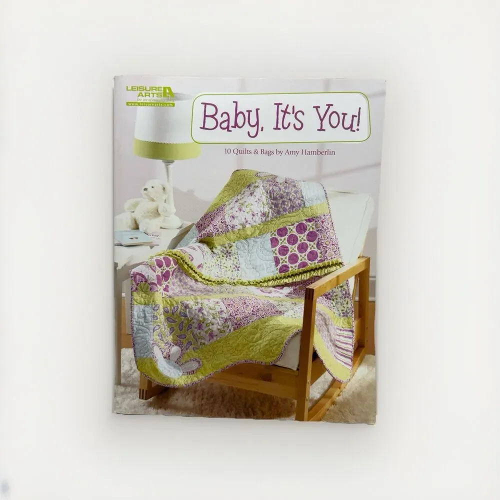 Leisure Arts 5253 Baby It's You 10 Quilts Bags Pattern Book Amy Hamberlin